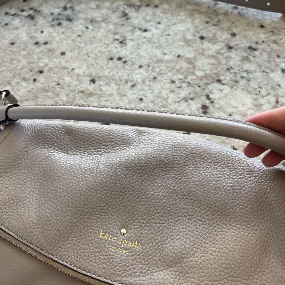 Tan real leather Kate Spade bag! - Picture 6 of 10